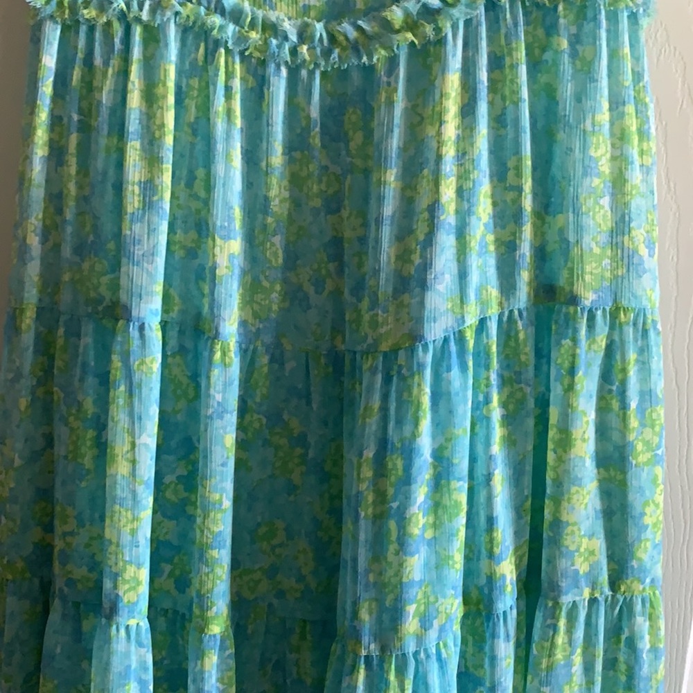LIKELY Chloe Crinkled Chiffon Midi Dress - Picture 11 of 12